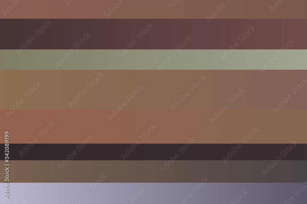 Fototapeta premium Green and brown stripes or lines abstract vector background. Simple pattern.