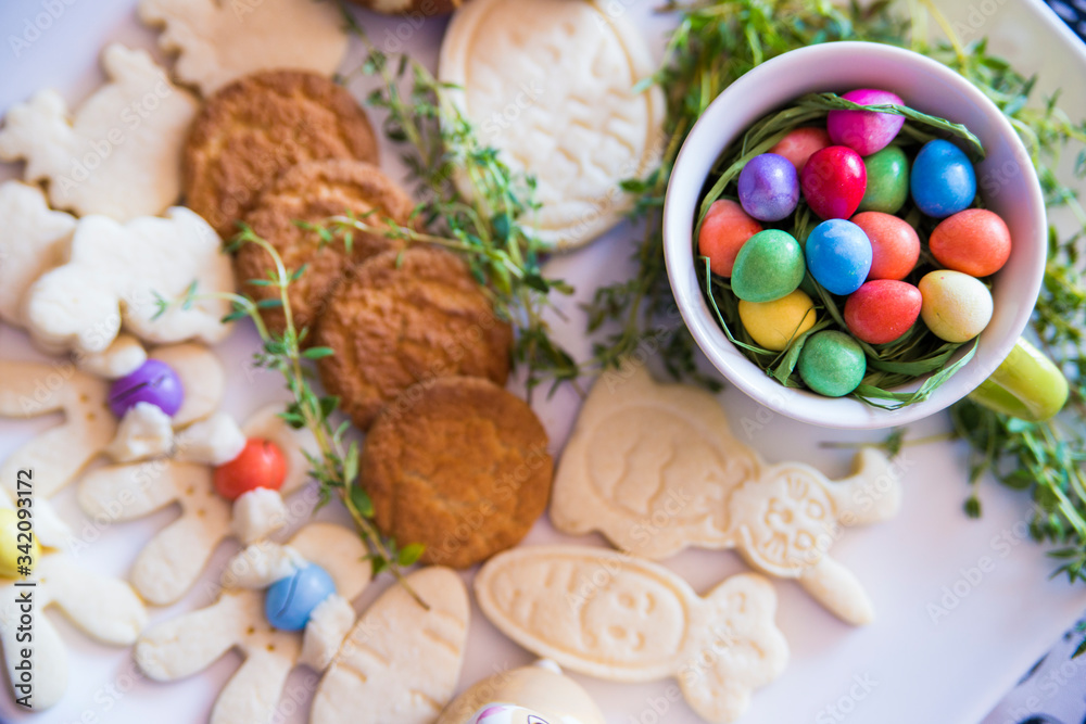 traditional Romanian orthodox Easter table traditional Romanian orthodox Easter table