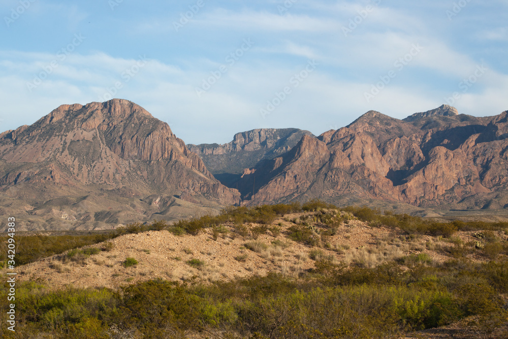 Fototapeta premium Desert Mountains in the distance