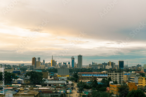 View of the city of Nairobi