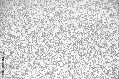 Fototapeta Naklejka Na Ścianę i Meble -  Light white background with gray abstract pattern