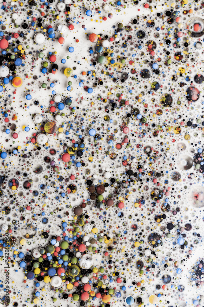 Abstract background from acrylic paints and oil Abstract background from acrylic paints and oil
