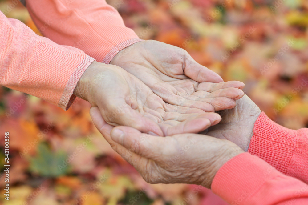 Portrait of couple holding hands together close up Portrait of couple holding hands together close up