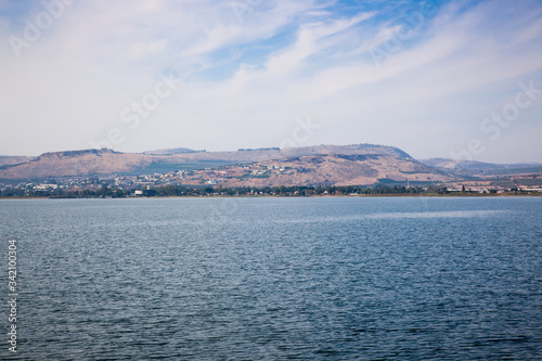 View from the Sea of Galilee 