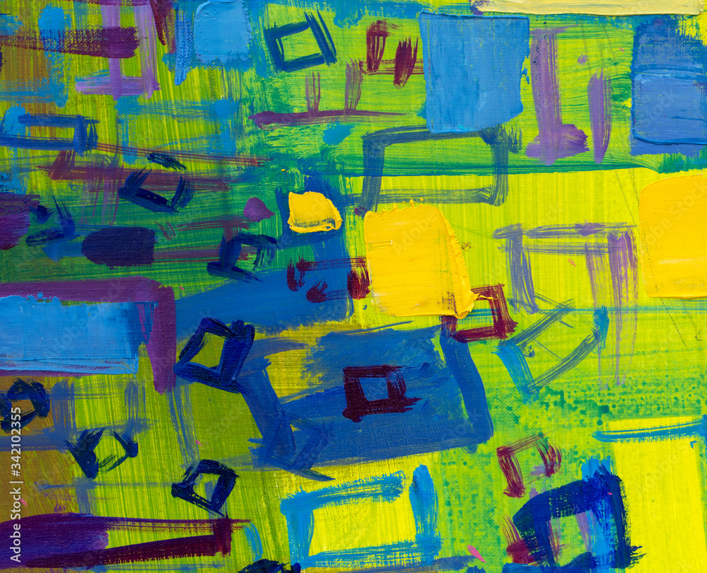 Fototapeta premium oil painting fragment, abstract illustration