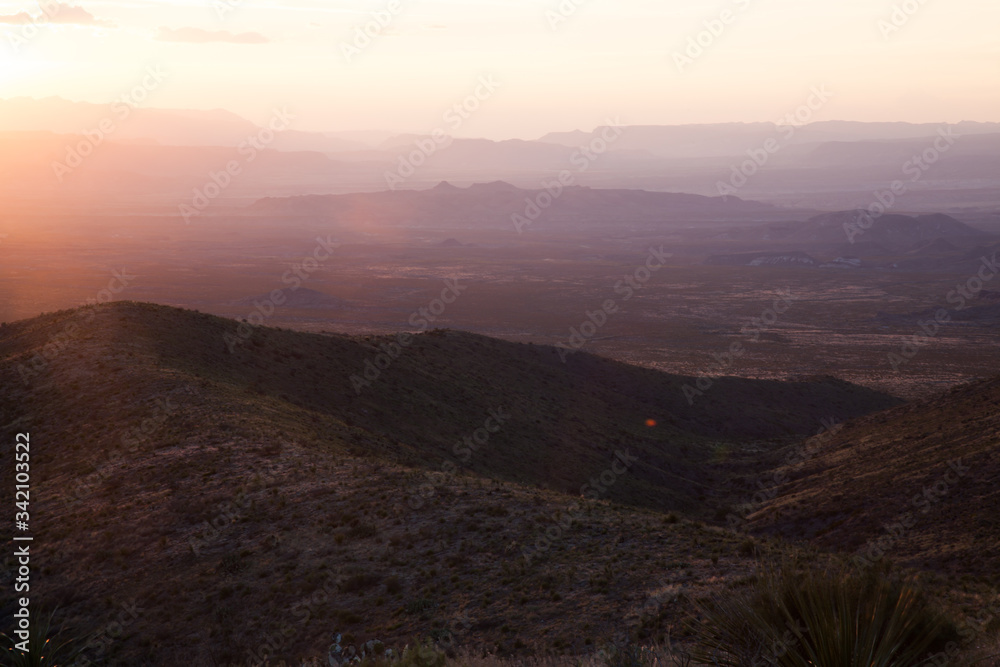 Desert Landscape at sunset