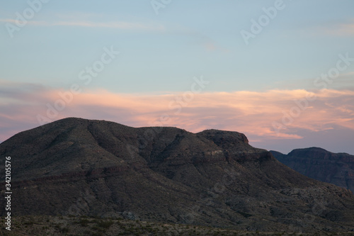 Sunset in the Southwestern Desert