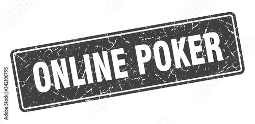 online poker stamp. online poker vintage black label. Sign