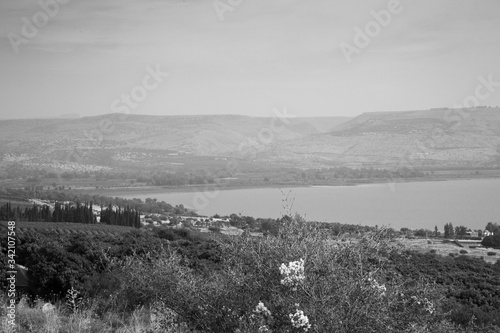 Sea of Galilee in Black and White © Allen Penton