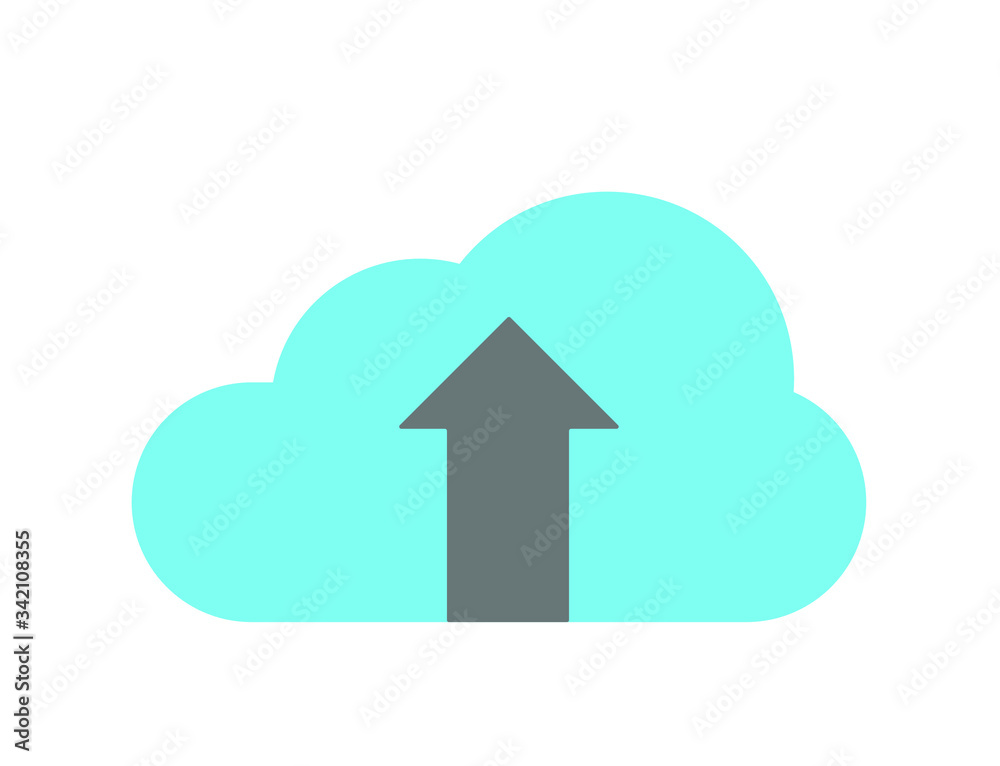 cloud service icon isolated on white background, cloud storage icon cloud service icon isolated on white background, cloud storage icon