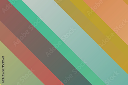 Yellow, white, red and green lines vector background.
