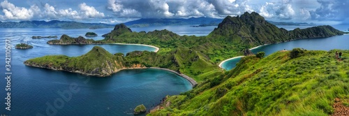 panorama of island in Indonesia