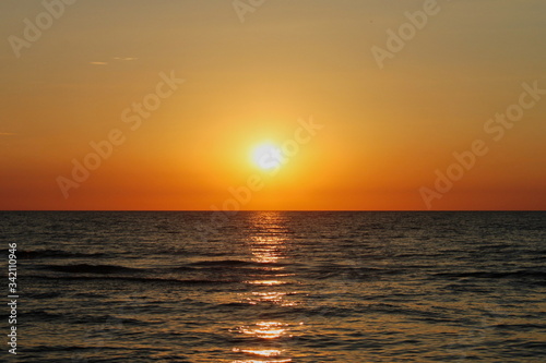 sunset over the Baltic Sea © Tomek