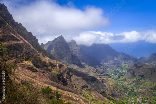 Paul Valley landscape in Santo Antao island, Cape Verde © daboost