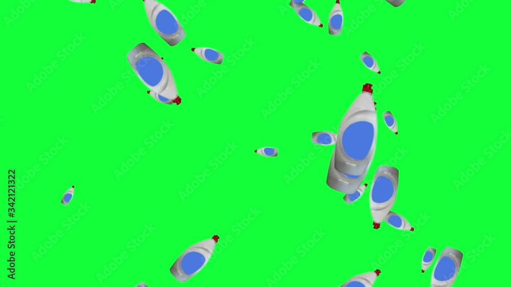 group of plastic bottles animation, editable green screen -Chroma key seamless loop group of plastic bottles animation, editable green screen -Chroma key seamless loop