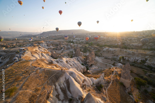 Hot air balloon in cappadocia