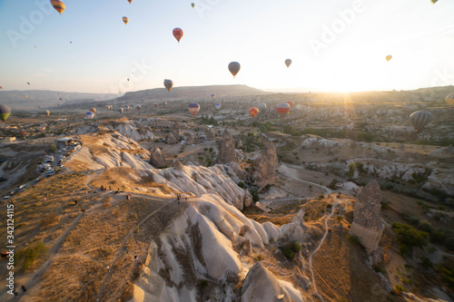 Hot air balloon in cappadocia
