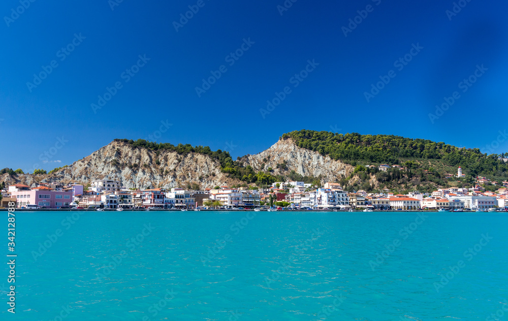 Zante Greece views of the sea and cliffs