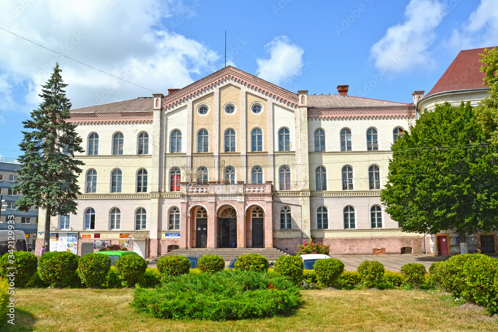 SOVETSK, RUSSIA - JULY 01, 2019: Former military court building (1868). Kaliningrad region