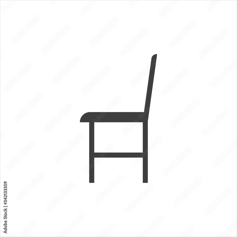 chair icon on white background. EPS 10. Vector chair icon on white background. EPS 10. Vector