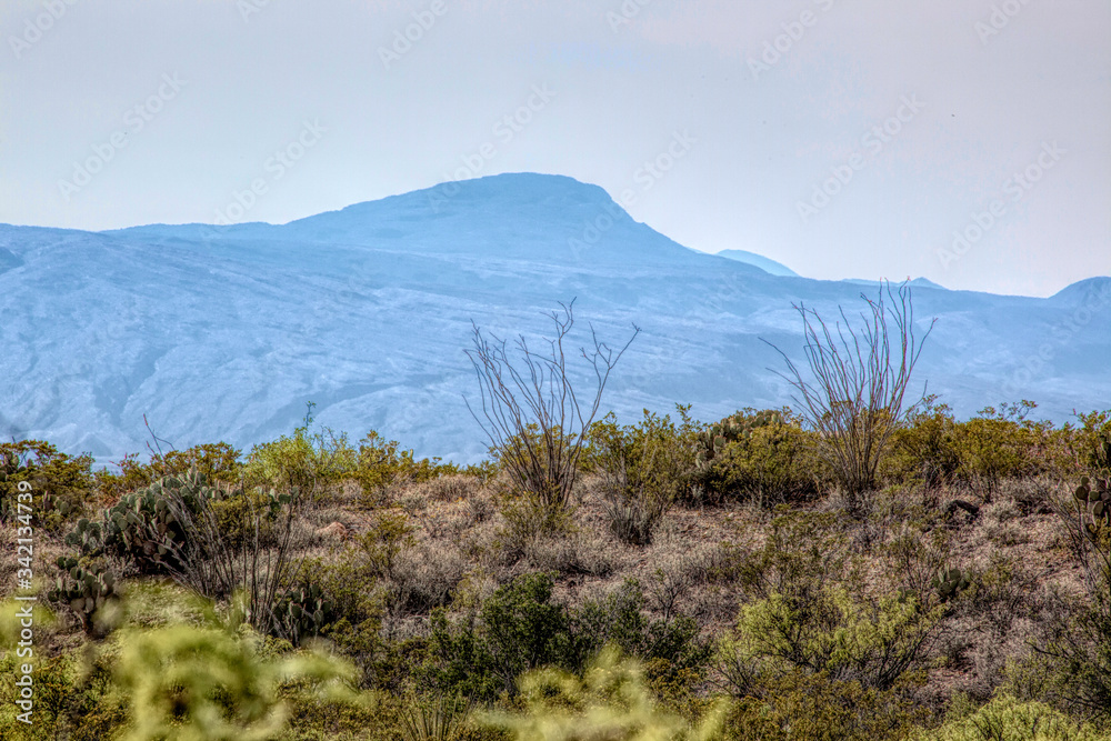 Distant Mountain from Big Bend National Park Distant Mountain from Big Bend National Park