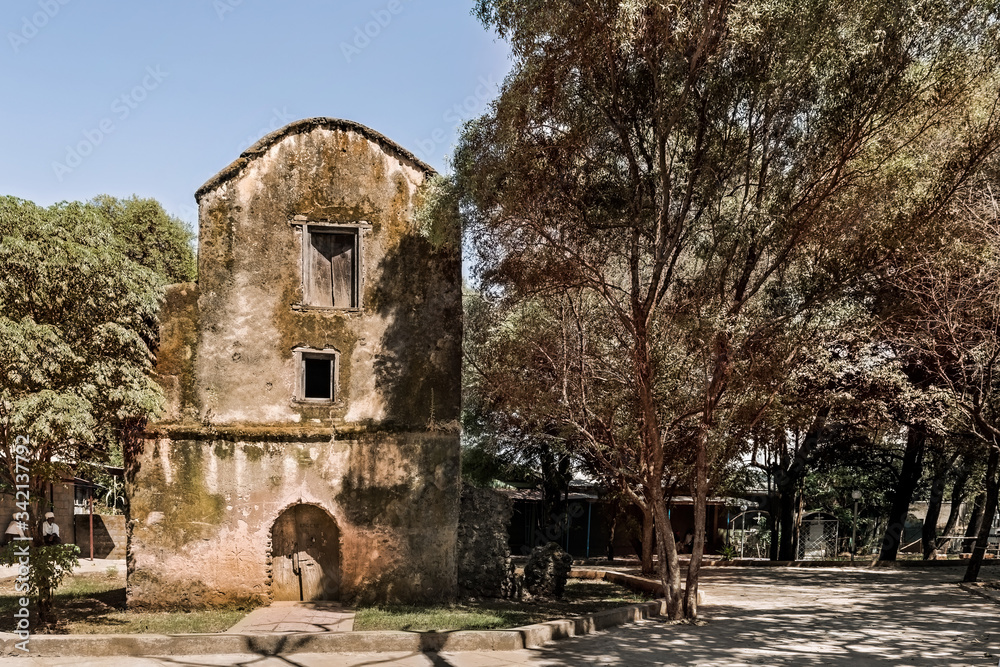 Historic Christian church in Bahir Dar, Ethiopia