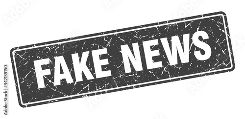 fake news stamp. fake news vintage black label. Sign