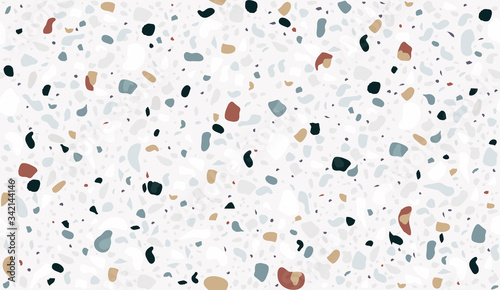 Seamless vector pattern with hand drawn marble. Trendy stone texture