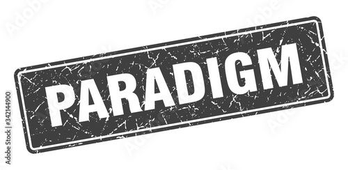 paradigm stamp. paradigm vintage black label. Sign