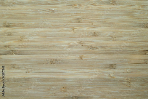 The texture of the natural bamboo panels.