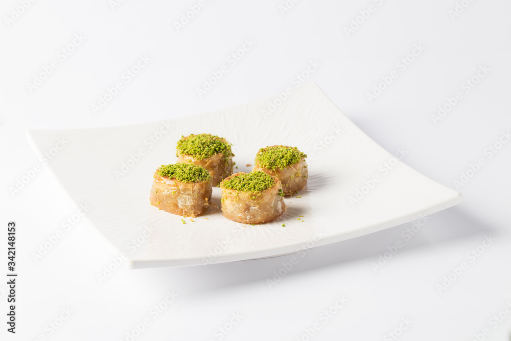 hazelnut, walnut, pistachio turkish style baklava hazelnut, walnut, pistachio turkish style baklava