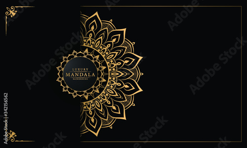 Abstract beautiful mandala design background for greeting card, invitation and background many template
