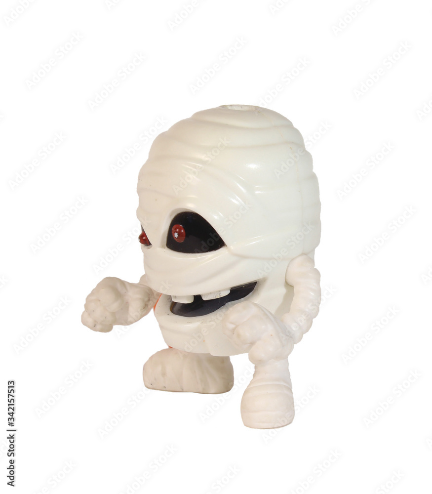 figurine of a ghost on white background figurine of a ghost on white background