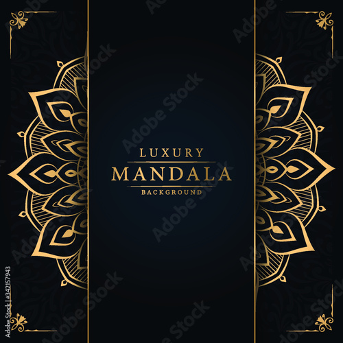 Abstract beautiful mandala design background for greeting card,
 invitation and background many template