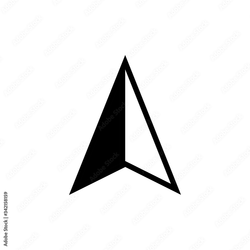 Navigation icon vector simple design Navigation icon vector simple design