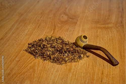 green tea leaves