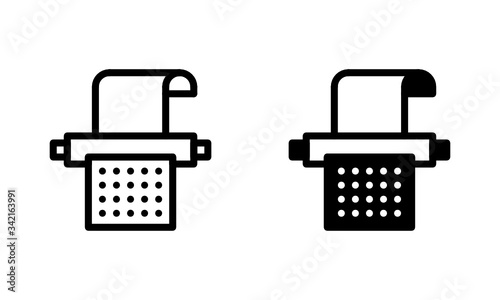 Script Writer Document Law and Justice Icon, Logo, Vector