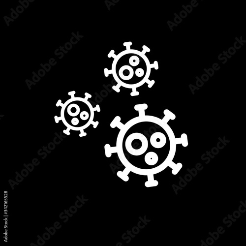 coronavirus line icon, vector illustration