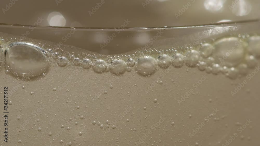 Bubbles Rising in Glass - Slow Motion 4K Bubbles Rising in Glass - Slow Motion 4K