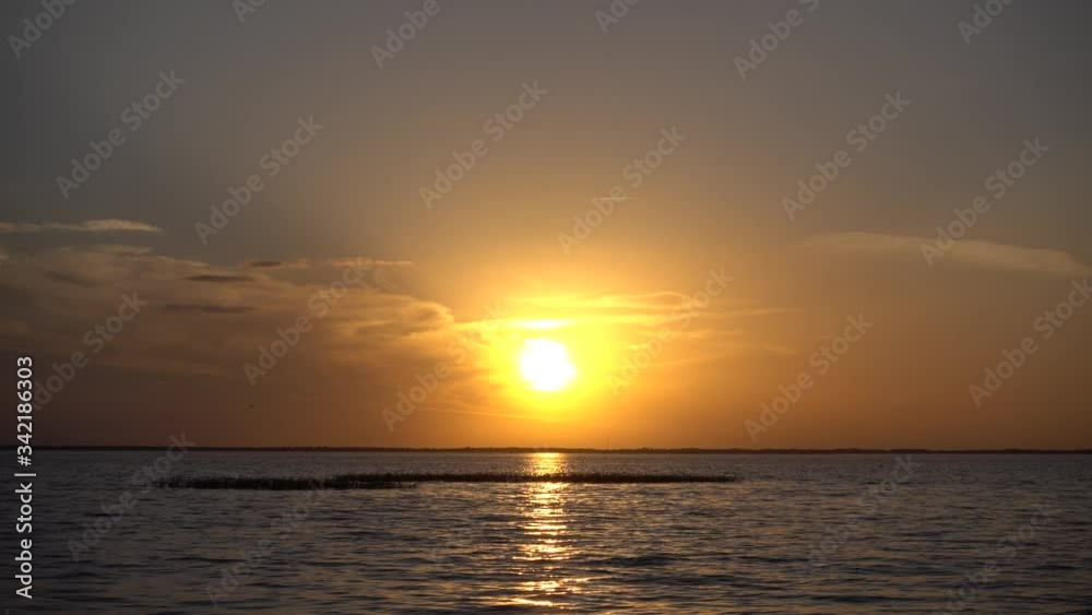 Bumpy Ride Beautiful Golden Yellow Sunset Over Florida Everglades Marshes In Airboat Moving Quickly Nature Background View 002 Bumpy Ride Beautiful Golden Yellow Sunset Over Florida Everglades Marshes In Airboat Moving Quickly Nature Background View 002