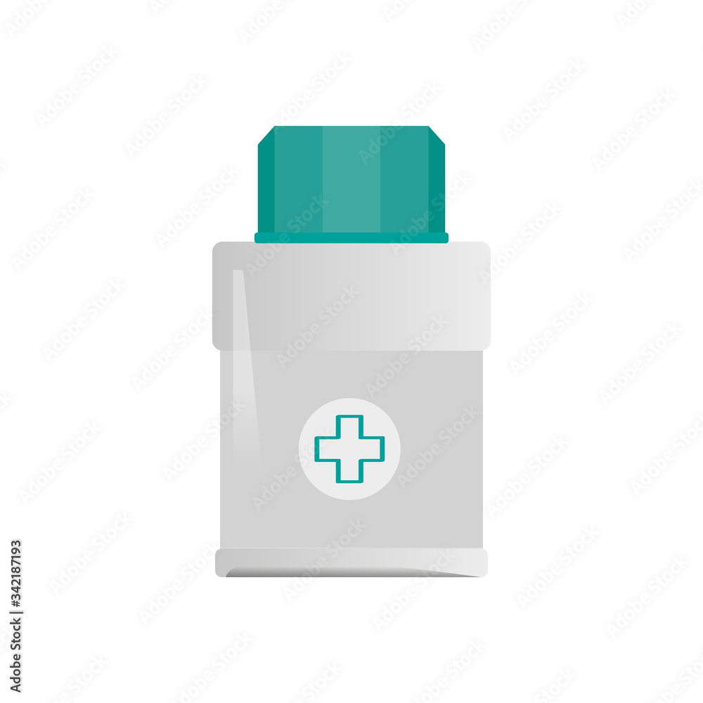Isolated pill bottle icon Isolated pill bottle icon