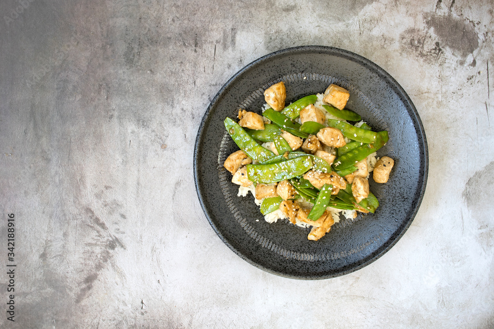 Chicken and Snow Peas Chicken and Snow Peas