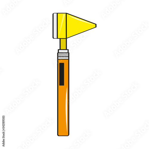 Isolated otoscope icon