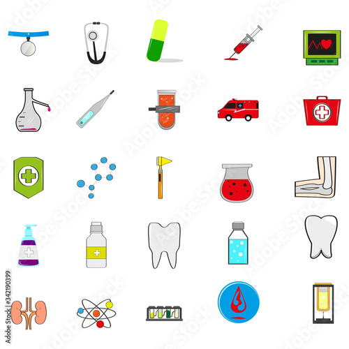 Set of medical icons