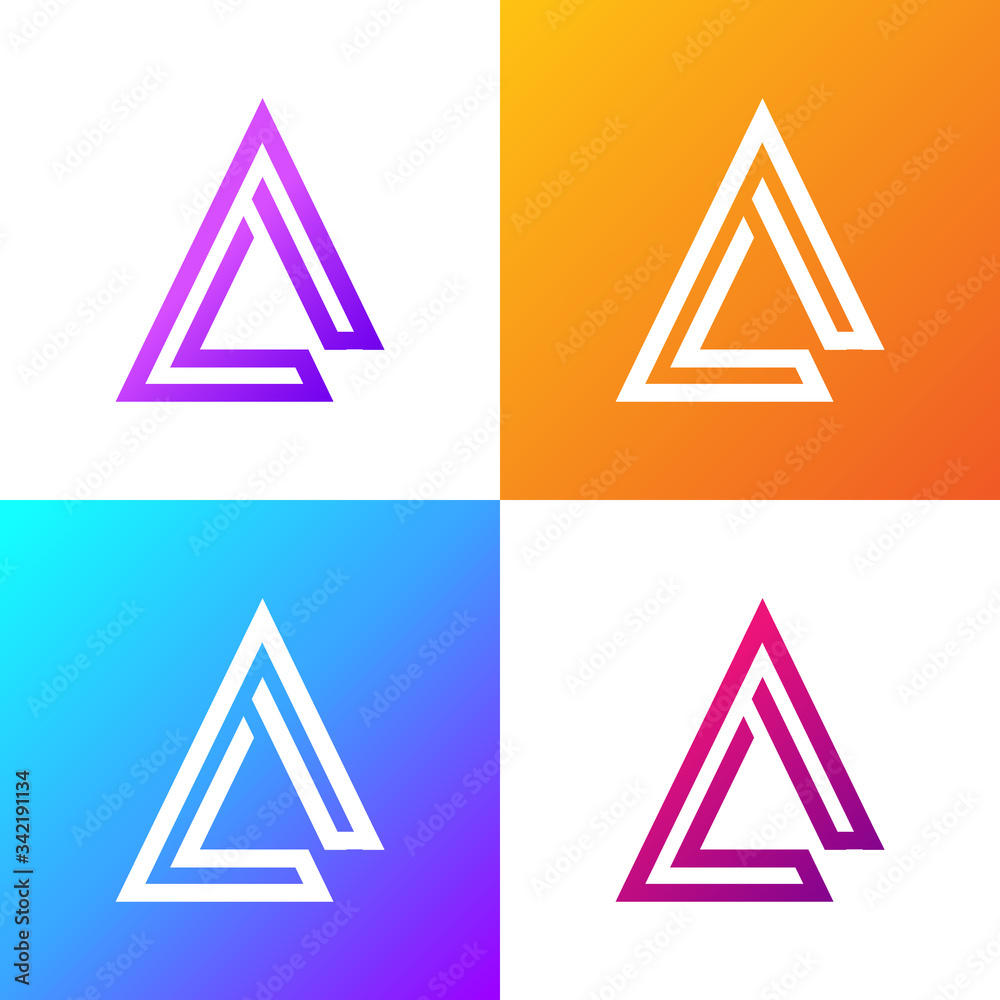 logo A letter design alphabet icon vector element logo A letter design alphabet icon vector element
