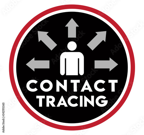 Contact Tracing Icon | Symbol to Promote Health Education | Vector Logo Design | Apps & Technology | Coronavirus Tracking | COVID-19 | Social Media Glyph