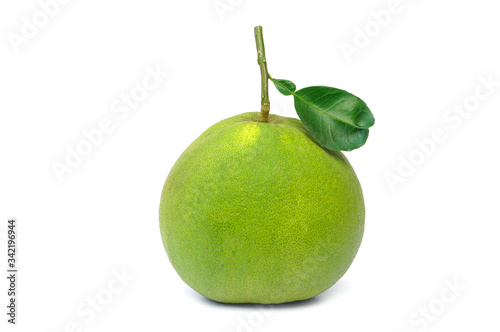 Fototapeta Naklejka Na Ścianę i Meble -  Grapefruit, pomelo fruit isolated on white background With clipping path.