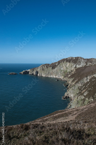 A view of the Welsh coastline.