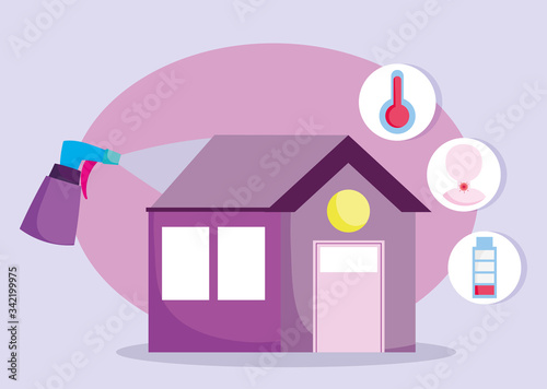 covid 19 coronavirus, stay at home quarantine, cleaning prevention