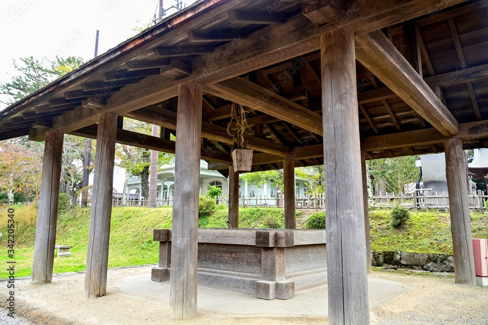 お城で見た古い井戸の情景@島根 お城で見た古い井戸の情景@島根